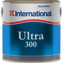 Твердая необрастающая краска International Ultra 300 cветло‐серая 2,5 л